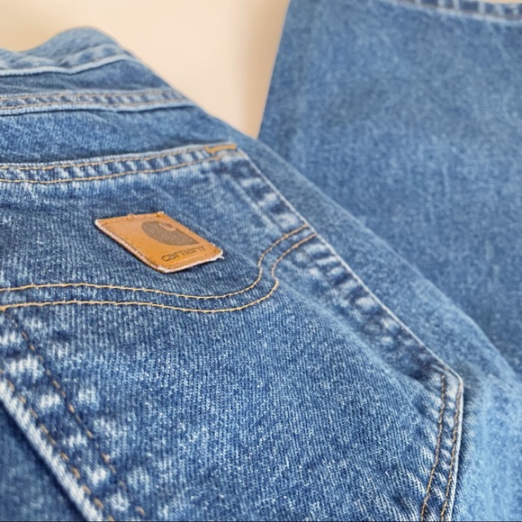 Carhartt Denim Work Pant Jeans Relaxed Fit Size 48x30 - Picture 2 of 8